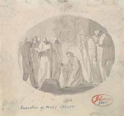 Execution of Mary Stuart by George Romney